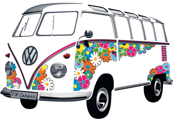 busfahrt clipart flowers